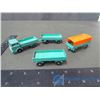 Image 1 : Matchbox by Lesney Truck & 3 Trailers w/ Narrow Tires