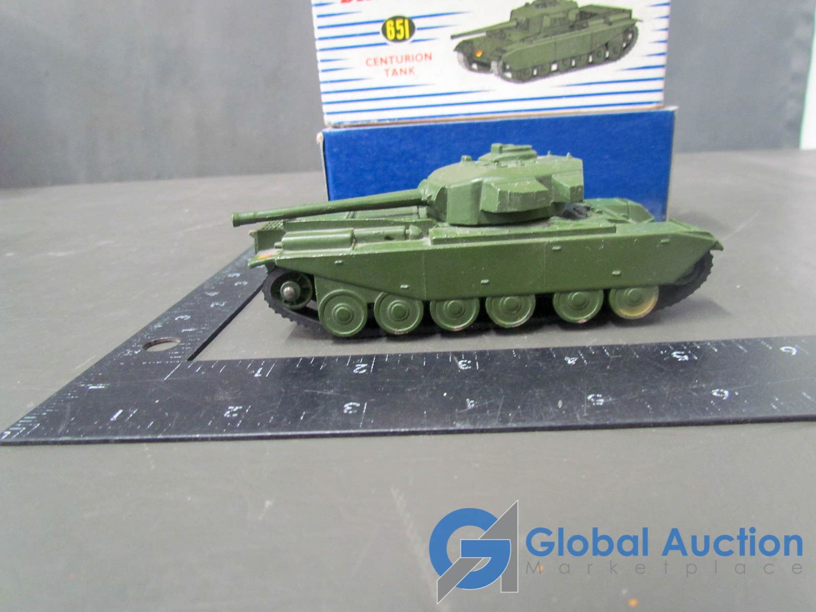 Lot 2 Dinky Toys 651 – Centurion Tank – Made In England – Vintage Années 50