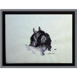Shakinah Brzezinski, "Daring," Ink on Paper