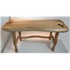 Image 1 : Felton and Ferguson, "Bench," handcarved bench, 32" l x 16" h x 10" d