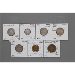 Assorted coins