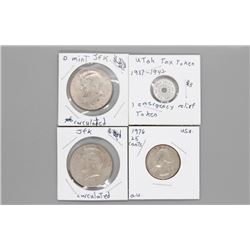 4 USA coins