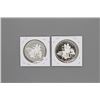 Image 1 : 2 - 1990 Canada Silver Dollars Prooflike