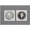 Image 2 : 2 - 1990 Canada Silver Dollars Prooflike