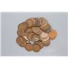 Image 1 : 50 British large pennies 1900s - 1960s