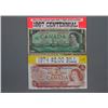 Image 2 : Canadian $1 and $2 bills