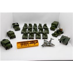 14 Armored Tanks, 2 Field Artillery Tractors, Cannon, 3-Ton Army Wagon, Army Box Truck, Cannon with 