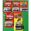 Image 2 : LOT OF 5 ASSORTED COLLECTOR CARS (TONKA, MATCHBOX) *HARLEY DAVIDSON, SHERIFF, JAGUAR, CAMP BUS, DOG 