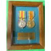 Image 2 : SET OF MEDALS IN FRAME (PRIVATE #721114 CLAUDE LAWRENCE MACFIE) *THE WINNIPEG GRENADIERS 78TH BATTAL