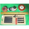 Image 1 : MISC LOT INCLUDING, YOYO, DUCK FIGURINE, VINTAGE SCOTCH TAPE TIN, ZEN REUSEABLE CHOPSTICKS