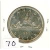 Image 1 : ONE DOLLAR COIN (CANADA) *1965* (SILVER)