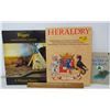 Image 2 : LOT OF 5 BOOKS (FOUR SEASONS WEST, THE WIT OF THE IRISH, HEARALDRY, BIGGAR SK., AMERICAN MOUNTAIN SO