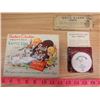 Image 1 : LOT OF ASSORTED ITEMS INCLUDING A RAZOR HONE, CHOCOLATE TIN & "BABY COMMANDER"