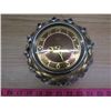 Image 1 : CLOCK (USSR) *MAJAK* (ROCT3309-75) *CRYSTAL  FRAME-MISSING BASE* (APPROXIMATLY 6 INCHES IN DIAMETER)