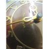 Image 2 : CLOCK (USSR) *MAJAK* (ROCT3309-75) *CRYSTAL  FRAME-MISSING BASE* (APPROXIMATLY 6 INCHES IN DIAMETER)