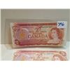 Image 2 : LOT OF THREE-2 DOLLAR BILLS (1974-ONE IS UNC)