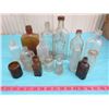 Image 1 : LOT OF ASSORTED VINTAGE MEDICINE AND KITCHEN BOTTLES (J.R. WATKINS, ETC.)