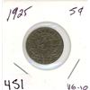 Image 1 : FIVE CENT COIN (CANADA) *1925* (SILVER)