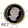 Image 2 : ONE DOLLAR COIN (CANADA) *2010* (99.99 SILVER) *GOLD PLATED*