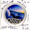 Image 1 : TEN DOLLAR COIN (CANADA) *2017* (99.99 SILVER) *PEGGYS COVE*