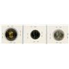 Image 2 : LOT OF 3 CANADIAN COINS (1956-5 CENT, TWENTY FIVE CENT, 2019 TWO DOLLAR COIN)