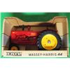Image 1 : DIE CAST MASSEY-HARRIS 44 TRACTOR (ERTL) *1:16 SCALE* (RUBBER TIRES, STEERABLE WHEELS) *NOS*