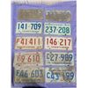 Image 1 : LOT OF 10 LICENSE PLATES (1970'S)