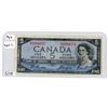 Image 1 : 5 DOLLAR BILL (CANADA) *1954*