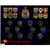 Image 1 : LOT OF TWO-QUARTER SETS (CANADA 2000) *12 UNCIRCULATED QUARTERS IN EACH SET*