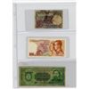 Image 3 : BINDER OF FOREIGN BANKNOTES (VARIOUS COUNTIRES, YEARS AND DENOMINATIONS) *GREAT COLLECTION* (4 PAGES