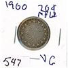 Image 1 : 20 CENT COIN (CANADA) *1900* (SILVER) *NEWFOUNDLAND*