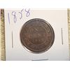 Image 2 : 4 LARGE 1 CENT COINS (1858, 07, 59, 76)