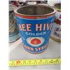 Image 3 : LOT OF 4 ADVERTISING PAILS (PURE HONEY, BEEHIVE GOLDEN CORN SYRUP, ROGER'S GOLDEN SYRUP, PURE CANADI