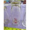 Image 2 : LOT OF 3 MILK BOTTLES (1 RED DEER CREAMERY)