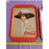 Image 3 : LOT OF 2 COKE TRAYS (DRINK DELICIOUS & A LADY)
