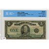 Image 1 : ONE DOLLAR BILL  (CANADA) *1923* (CCCS GRADED)