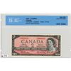 Image 1 : TWO DOLLAR BILL  (CANADA) *1954* (CCCS GRADED)