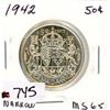 Image 1 : FIFTY CENT COIN (CANADA) *1942* (SILVER)