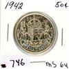 Image 1 : FIFTY CENT COIN (CANADA) *1942* (SILVER)