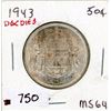 Image 1 : FIFTY CENT COIN (CANADA) *1943* (SILVER)