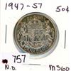 Image 1 : FIFTY CENT COIN (CANADA) *1947* (SILVER)