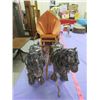 Image 2 : MODEL HORSE AND WAGON