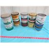 Image 1 : LOT OF ASSORTED TINS (PLAYER'S LIGHT, CAMEO, BLACK CAT, ETC.)