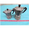 Image 1 : MOKA STOVETOP ESPRESSO MAKER (ONE LARGE & ONE SMALL)