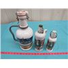 Image 1 : LOT OF 3 WHISKEY JUGS (2 LITER, 700 ML, 350 ML)