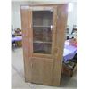 Image 1 : CORNER CABINET (FIR--35.5"W X 73"H X 25") *PINTEREST PROJECT*