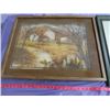 Image 1 : PICTURE WITH CLOCK AND EMPTY FRAME (27" X 21" X 2", 23" X 19.5")