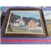Image 1 : LOT OF 3 PICTURES (SOME WATER DAMAGE ON FRAMED PICTURE) *24" X 24", 23.5" X 18", 19" X 23"*