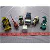 Image 1 : LOT OF 6 TOY CARS AND CONSTRUCTION TOYS