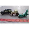 Image 2 : LOT OF 6 TOY CARS AND CONSTRUCTION TOYS